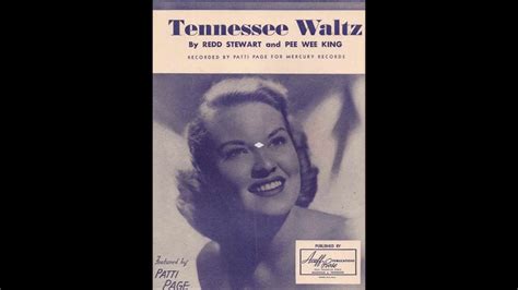  The Tennessee Waltz, une mélancolie rythmée qui résonne dans l'âme